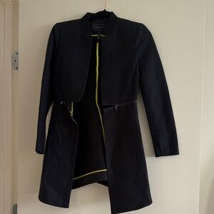 BCBG RUNWAY long blazer with zipper detail